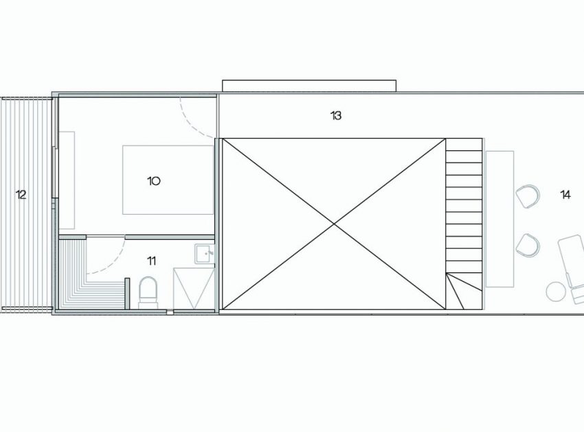 A Stylish Contemporary House Made of Four Shipping Containers in the Primavera Forest by S+ Diseño (21)