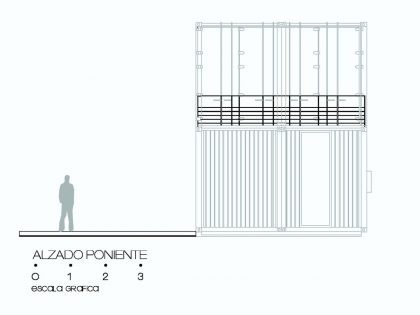 A Stylish Contemporary House Made of Four Shipping Containers in the Primavera Forest by S+ Diseño (24)