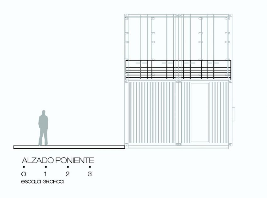 A Stylish Contemporary House Made of Four Shipping Containers in the Primavera Forest by S+ Diseño (24)