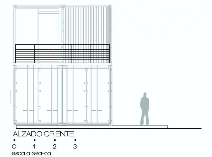 A Stylish Contemporary House Made of Four Shipping Containers in the Primavera Forest by S+ Diseño (25)