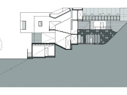 A Contemporary House Made of Wood, Concrete and Volcanic Stone in Mexico City by Materia Arquitectonica (23)