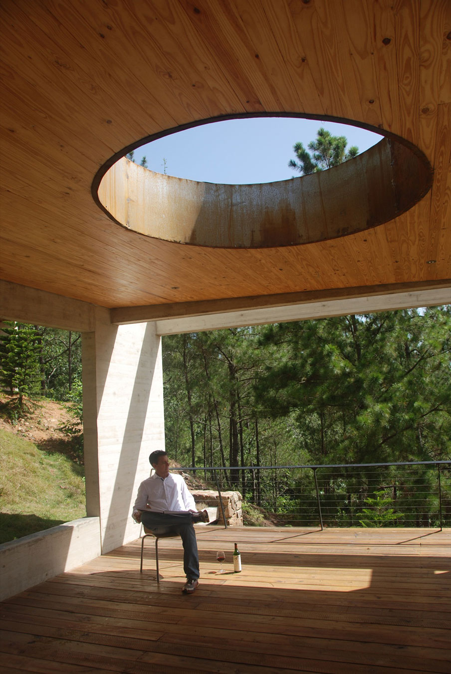 A Contemporary House with Exposed Concrete Walls and Excavated Rock in Dominican Republic by VASHO (17)
