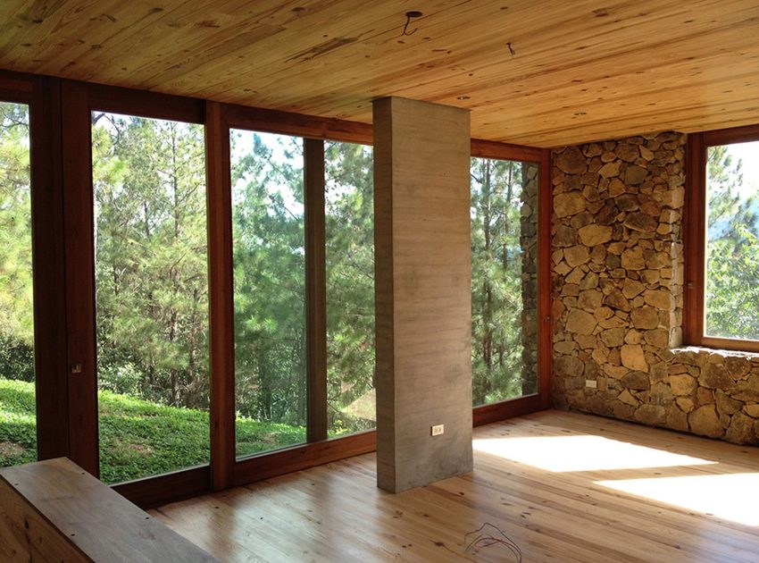 A Contemporary House with Exposed Concrete Walls and Excavated Rock in Dominican Republic by VASHO (20)