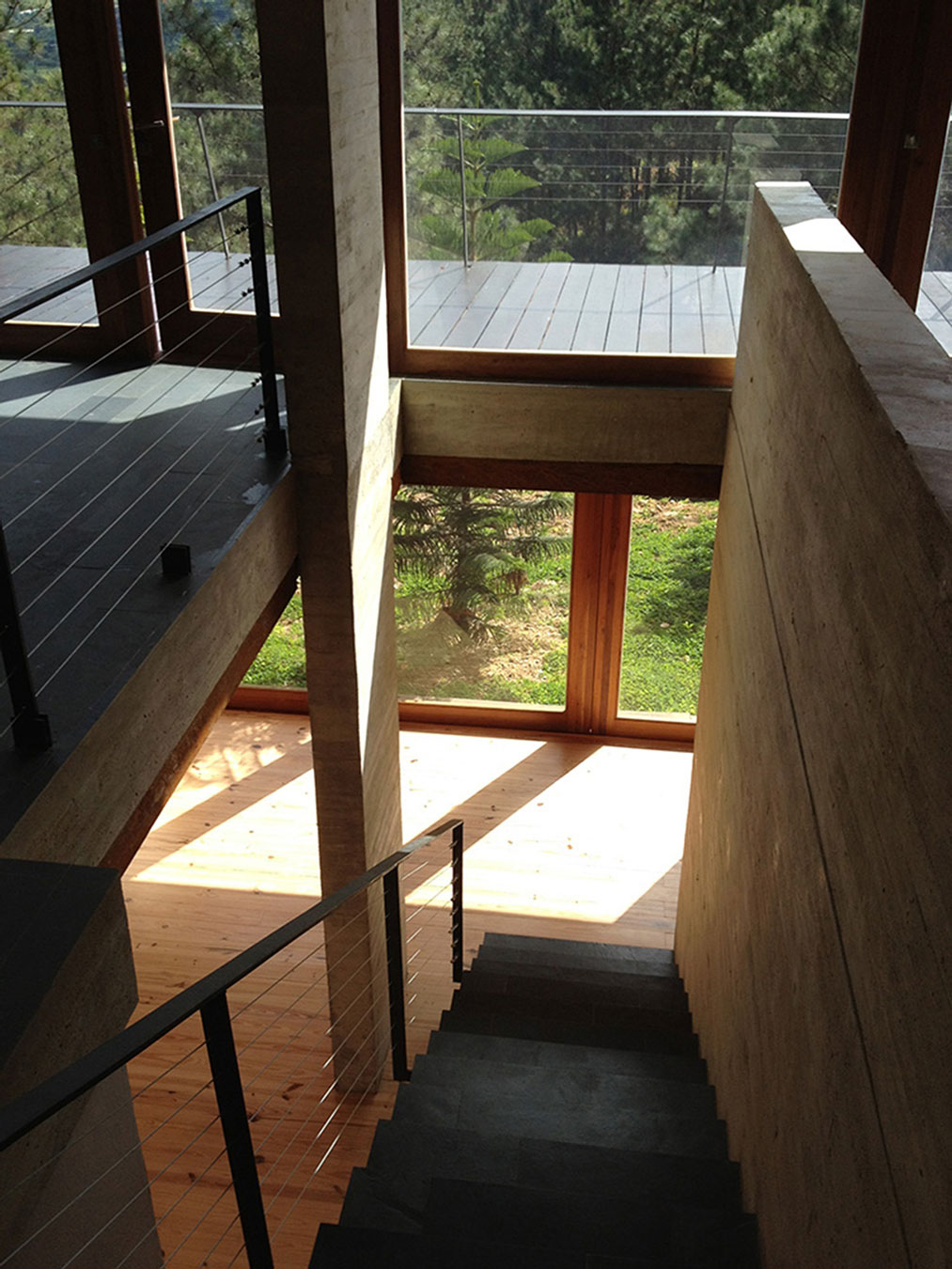 A Contemporary House with Exposed Concrete Walls and Excavated Rock in Dominican Republic by VASHO (21)