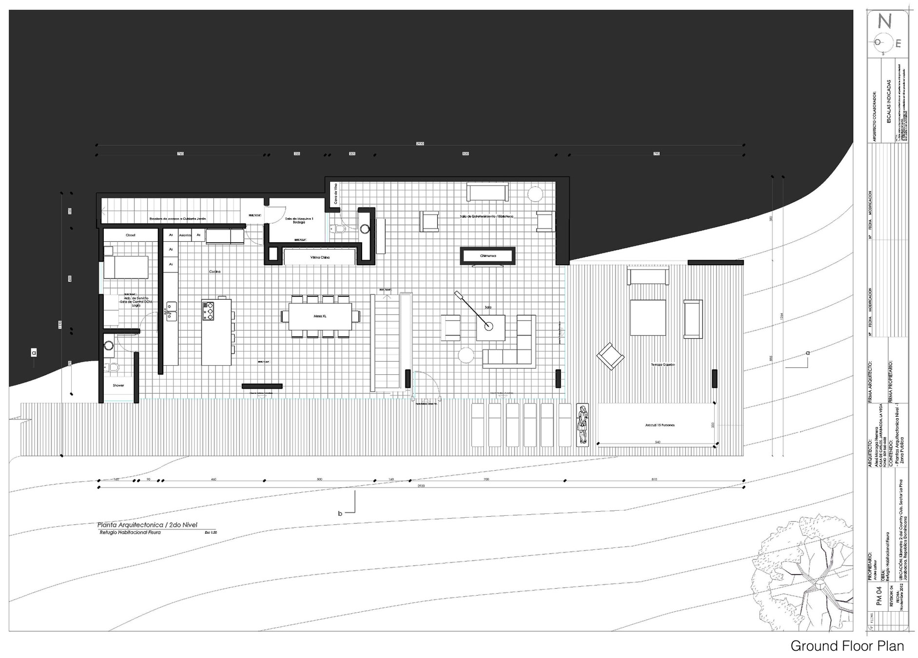 A Contemporary House with Exposed Concrete Walls and Excavated Rock in Dominican Republic by VASHO (23)