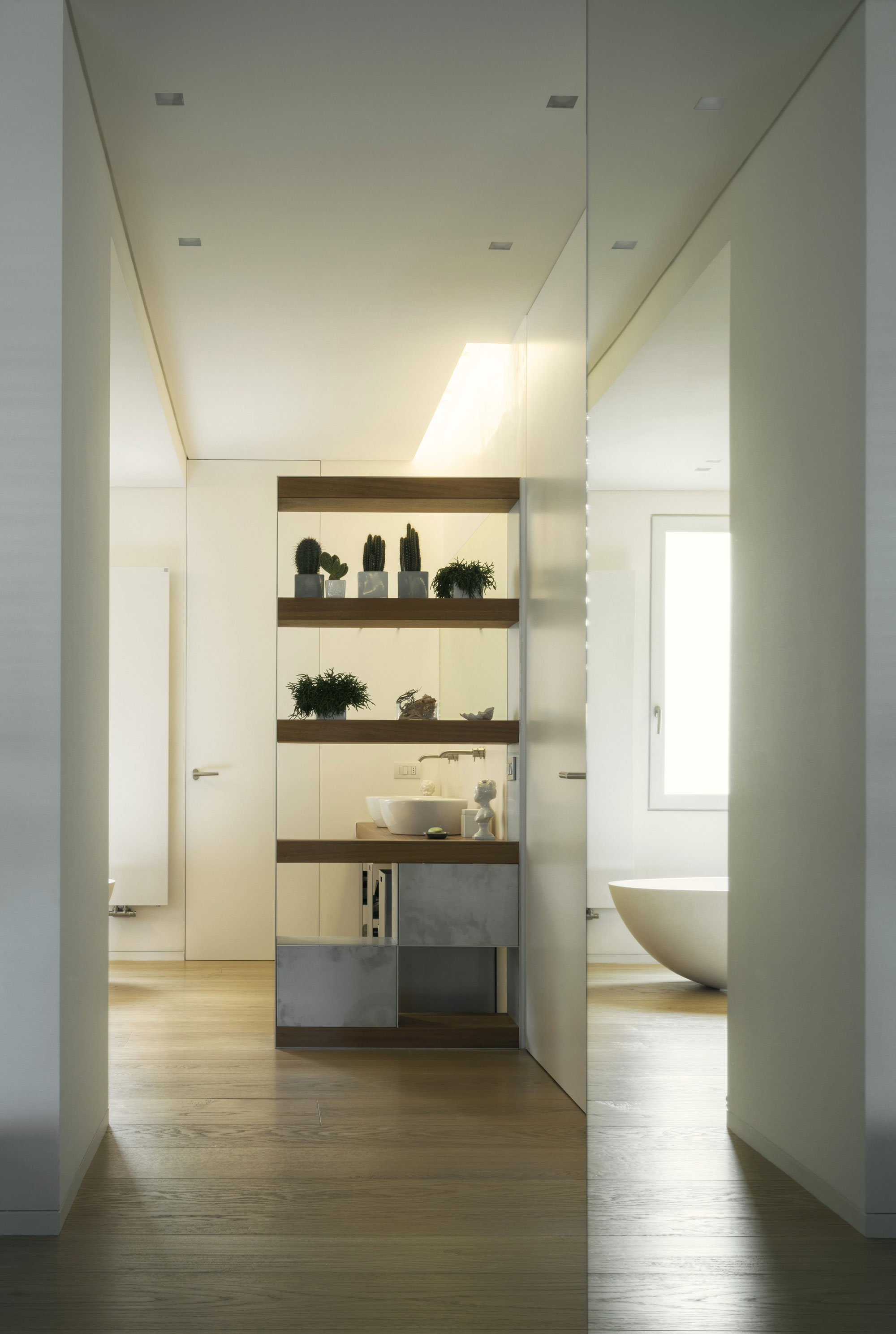 A Contemporary House with Strong and Warm Materials in Treviso, Italy by Gobbo Architetti (13)