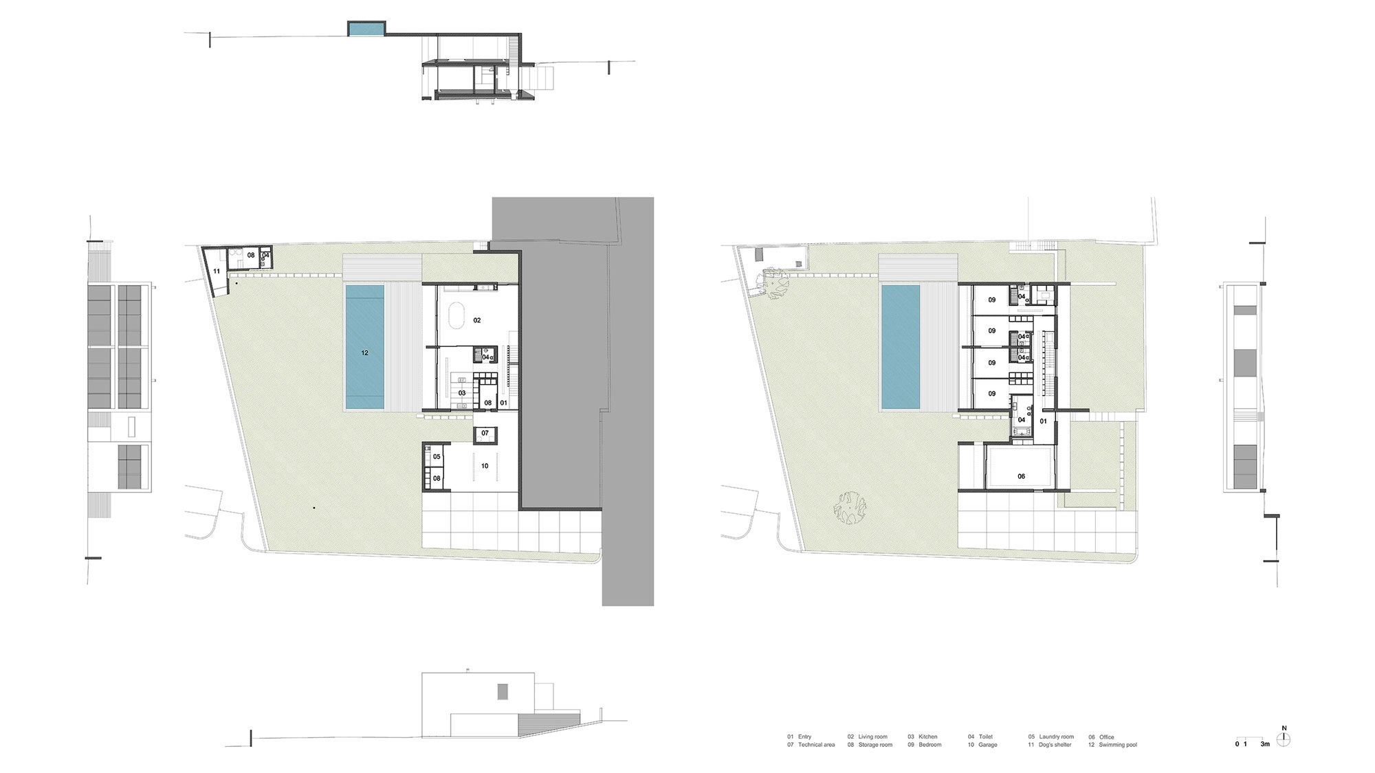 A Contemporary House with a Minimalist Decor Done in White by Raulino Silva Arquitecto (26)