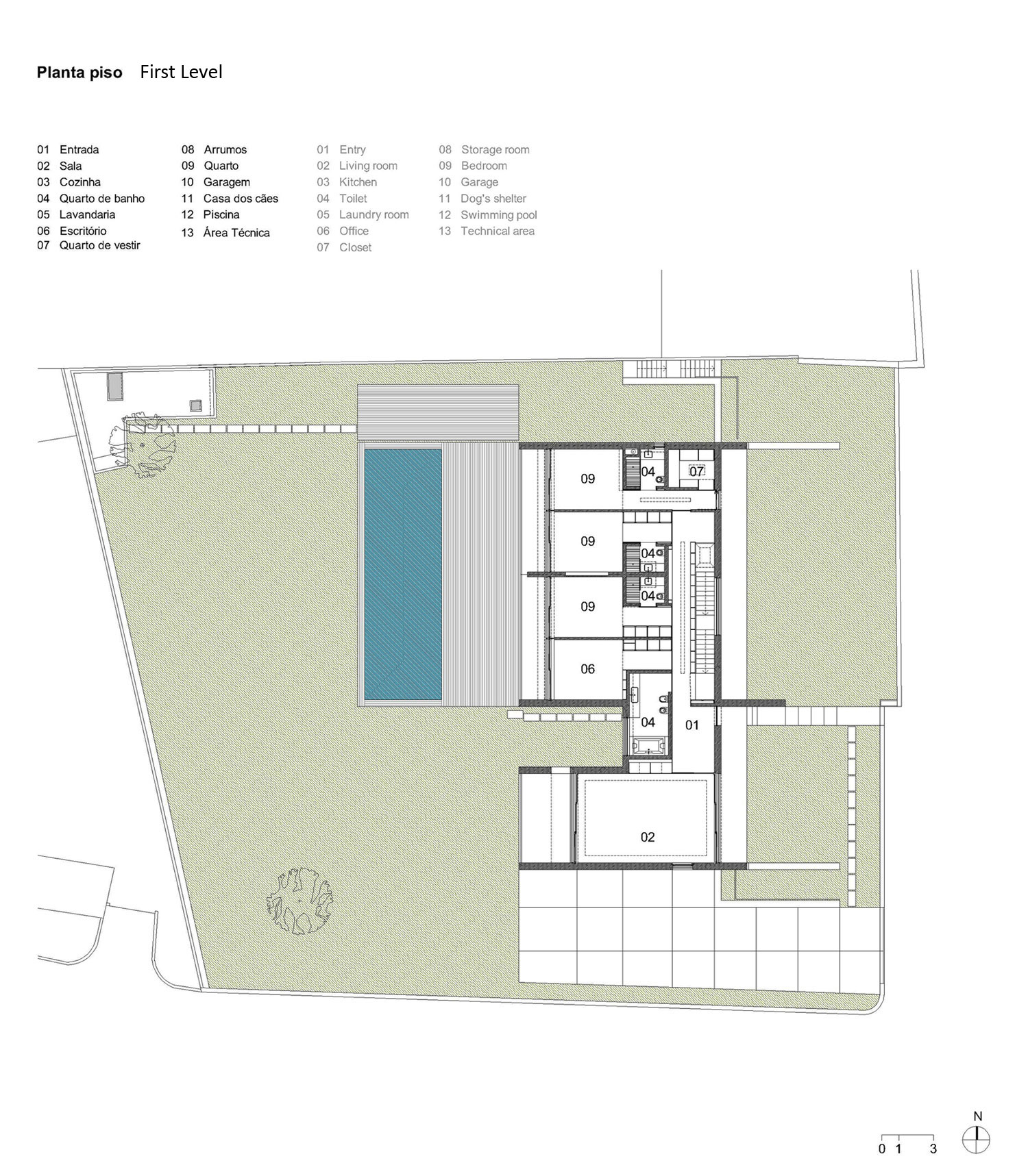 A Contemporary House with a Minimalist Decor Done in White by Raulino Silva Arquitecto (27)