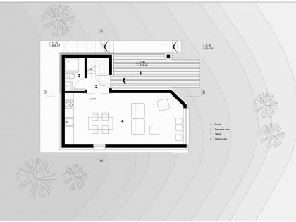 A Contemporary Mountain Home Enclosed by White Ceramic Tiles and Dark Wooden Shingles in Divčibare by EXE studio (11)