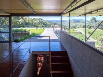 A Contemporary Mountainside Home in the Stunning Hills of Santo Antônio do Pinhal by H+F Arquitetos (14)