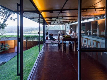 A Contemporary Mountainside Home in the Stunning Hills of Santo Antônio do Pinhal by H+F Arquitetos (18)