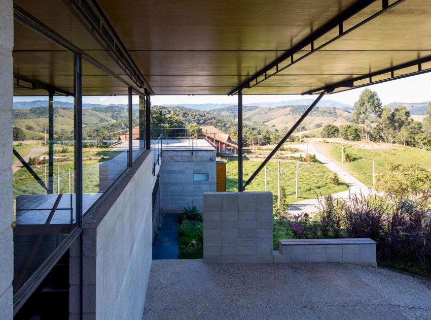 A Contemporary Mountainside Home in the Stunning Hills of Santo Antônio do Pinhal by H+F Arquitetos (6)