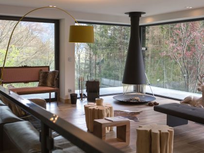 A Cozy and Charming Chalet Surrounded by Rock Faces in Les Houches by Chevallier Architectes (10)