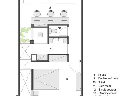 A Cozy and Comfortable Vertical Home for a Family of Four in Ho Chi Minh, Vietnam by Studio8 Vietnam (19)