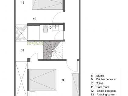 A Cozy and Comfortable Vertical Home for a Family of Four in Ho Chi Minh, Vietnam by Studio8 Vietnam (20)