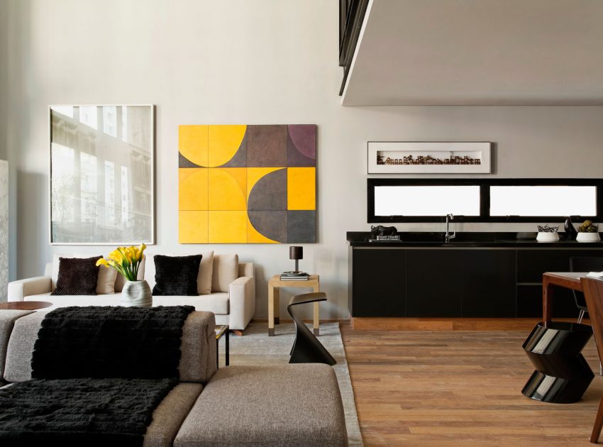 A Cozy and Elegant Contemporary Family Apartment in São Paulo by Diego Revollo Arquitetura (10)