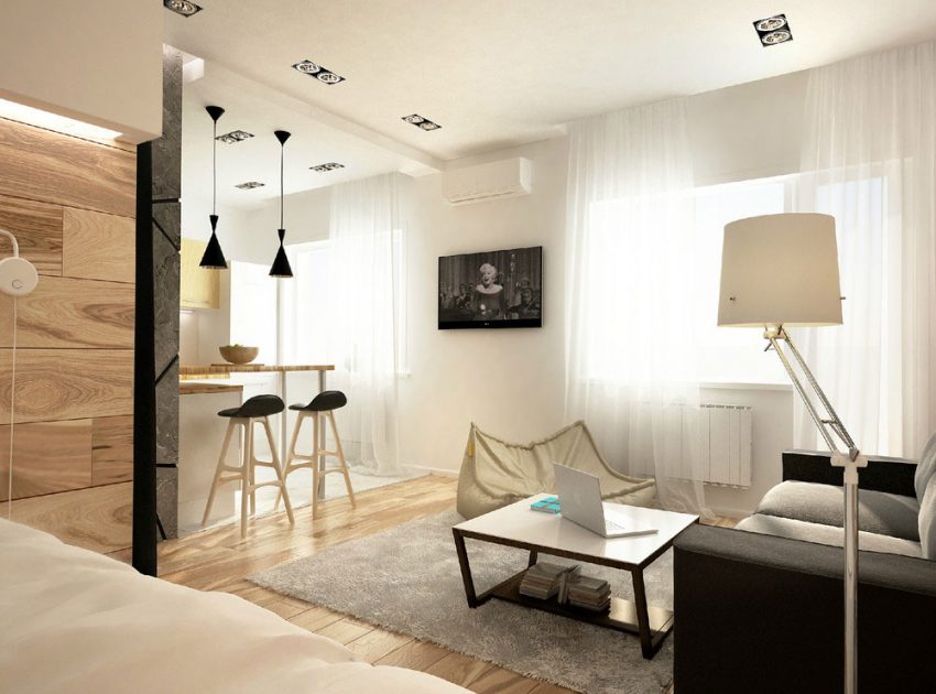 A Cozy and Stylish Apartment with Trendy Interiors for a Young Couple by Design ART-UGOL (2)