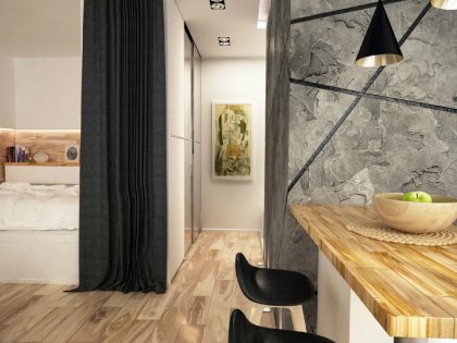 A Cozy and Stylish Apartment with Trendy Interiors for a Young Couple by Design ART-UGOL (4)