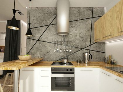 A Cozy and Stylish Apartment with Trendy Interiors for a Young Couple by Design ART-UGOL (7)