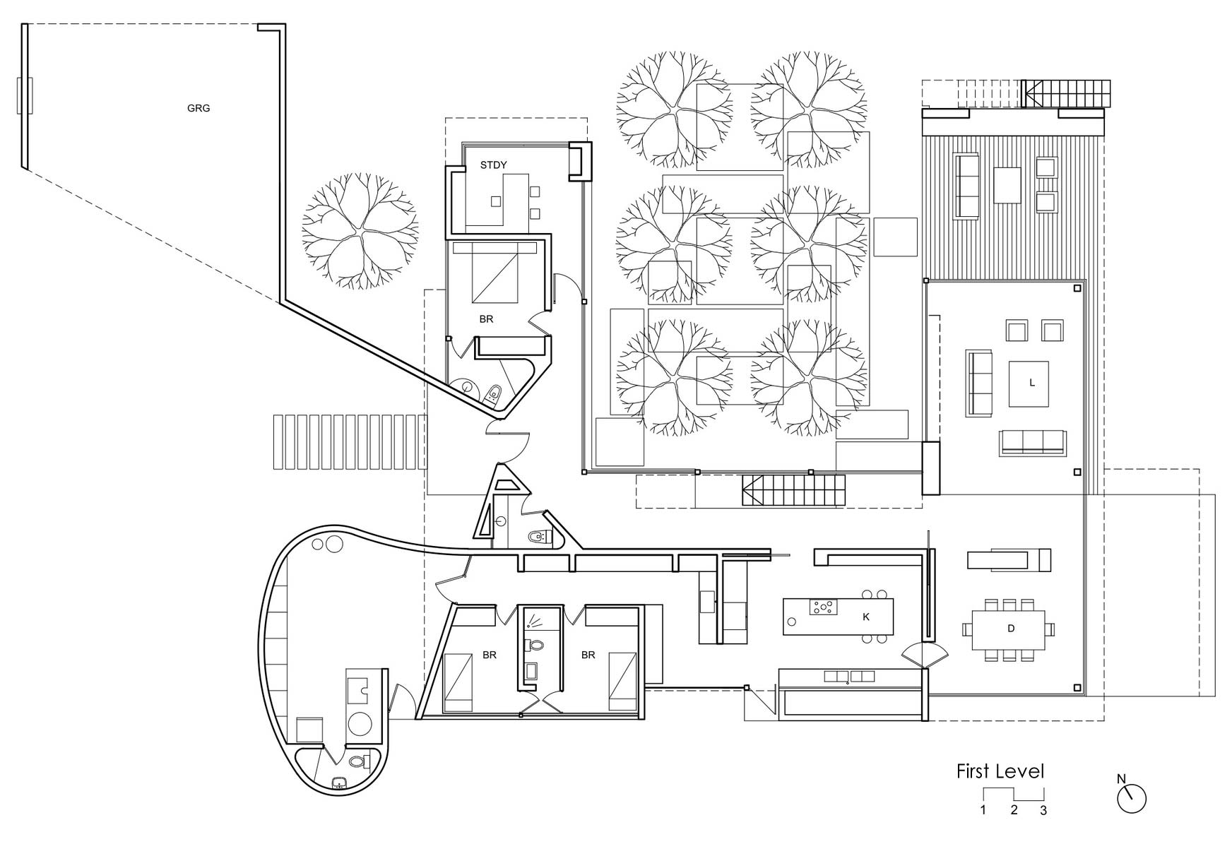 A Fascinating and Spacious Modern Concrete House with Luxurious Interiors in Chicureo, Chile by Raimundo Anguita (12)