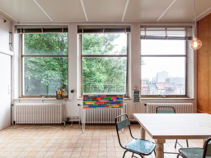 A Former Office Space Transformed Into a Vibrant and Colorful Apartment in Ghent by Dift (13)