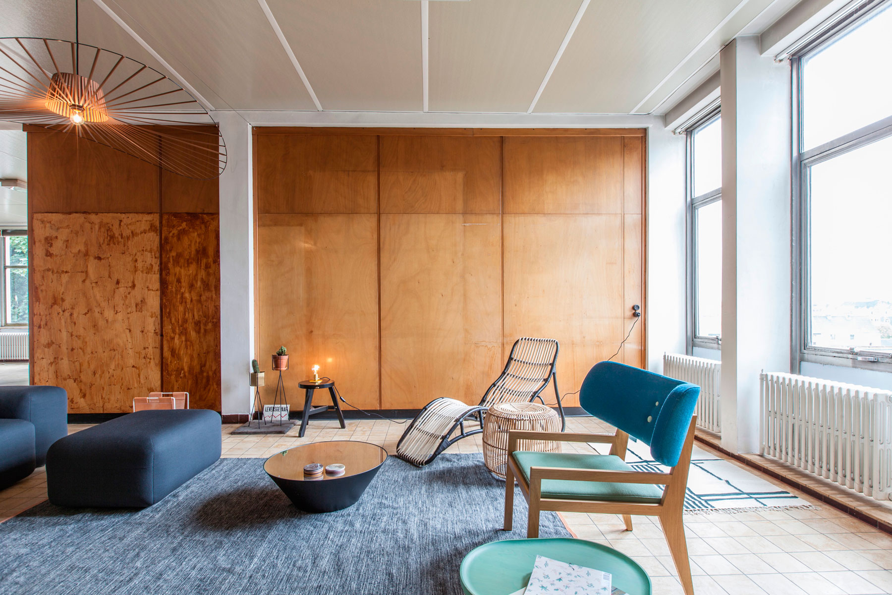 A Former Office Space Transformed Into a Vibrant and Colorful Apartment in Ghent by Dift (6)