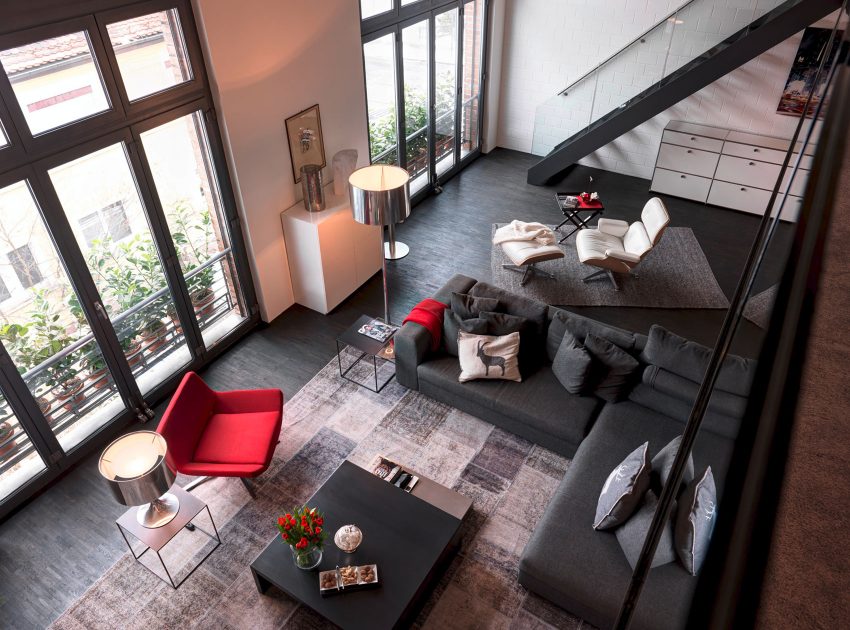 A Fresh and Elegant Modern Loft in Zurich, Switzerland by Daniele Claudio Taddei Architect (1)