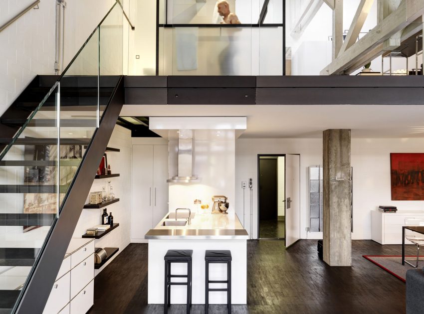 A Fresh and Elegant Modern Loft in Zurich, Switzerland by Daniele Claudio Taddei Architect (4)