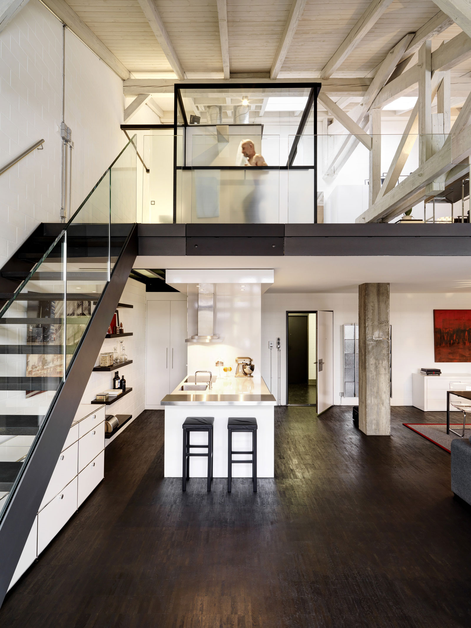 A Fresh and Elegant Modern Loft in Zurich, Switzerland by Daniele Claudio Taddei Architect (4)
