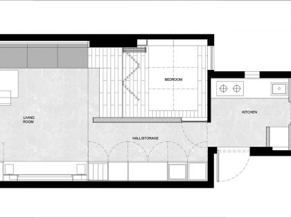 A Functional and Tiny Apartment with Lots of Natural Light in Shanghai by MoreDesignOffice (14)