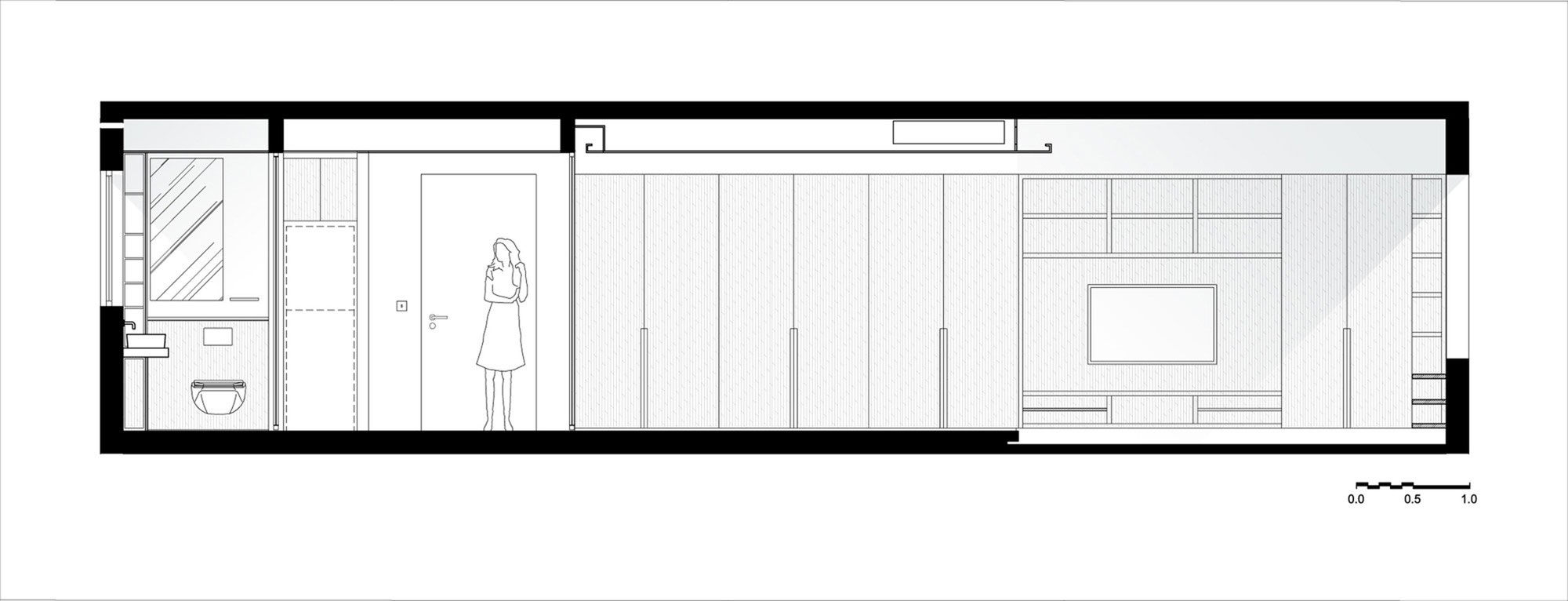 A Functional and Tiny Apartment with Lots of Natural Light in Shanghai by MoreDesignOffice (16)