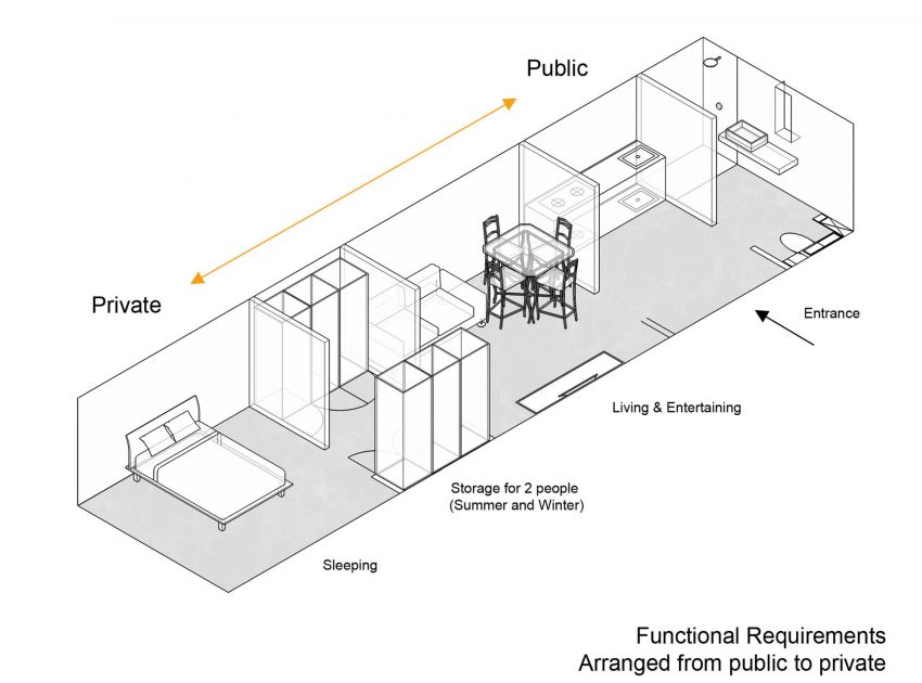 A Functional and Tiny Apartment with Lots of Natural Light in Shanghai by MoreDesignOffice (17)