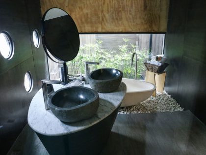 A Beautiful Floating Home with Lush Landscape and Mountain Views on the River Kwai by Agaligo Studio (15)