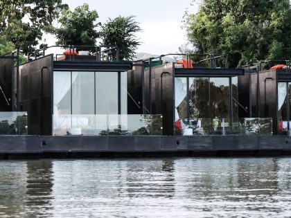 A Beautiful Floating Home with Lush Landscape and Mountain Views on the River Kwai by Agaligo Studio (2)