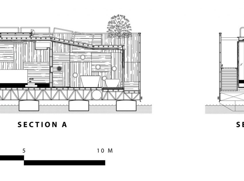 A Beautiful Floating Home with Lush Landscape and Mountain Views on the River Kwai by Agaligo Studio (20)