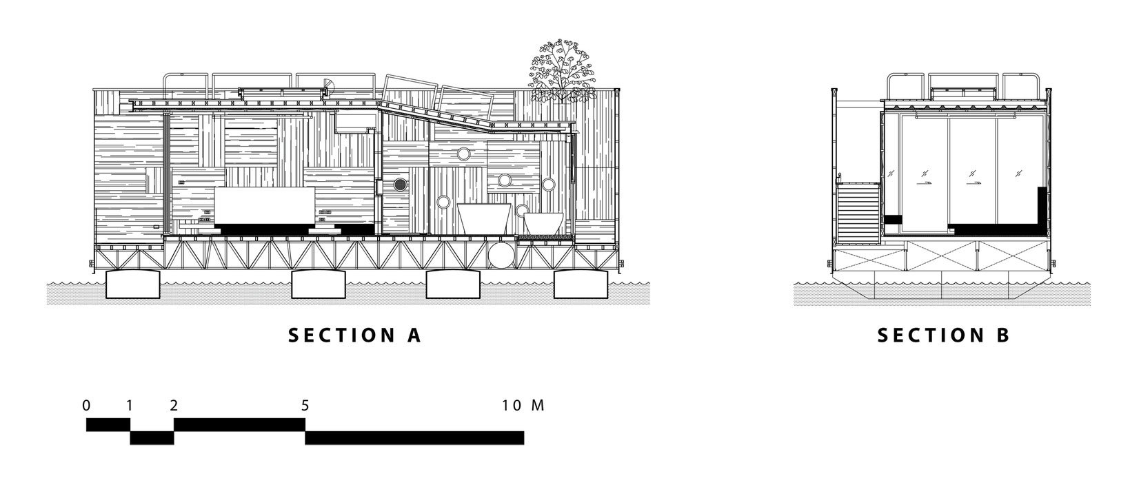 A Beautiful Floating Home with Lush Landscape and Mountain Views on the River Kwai by Agaligo Studio (20)