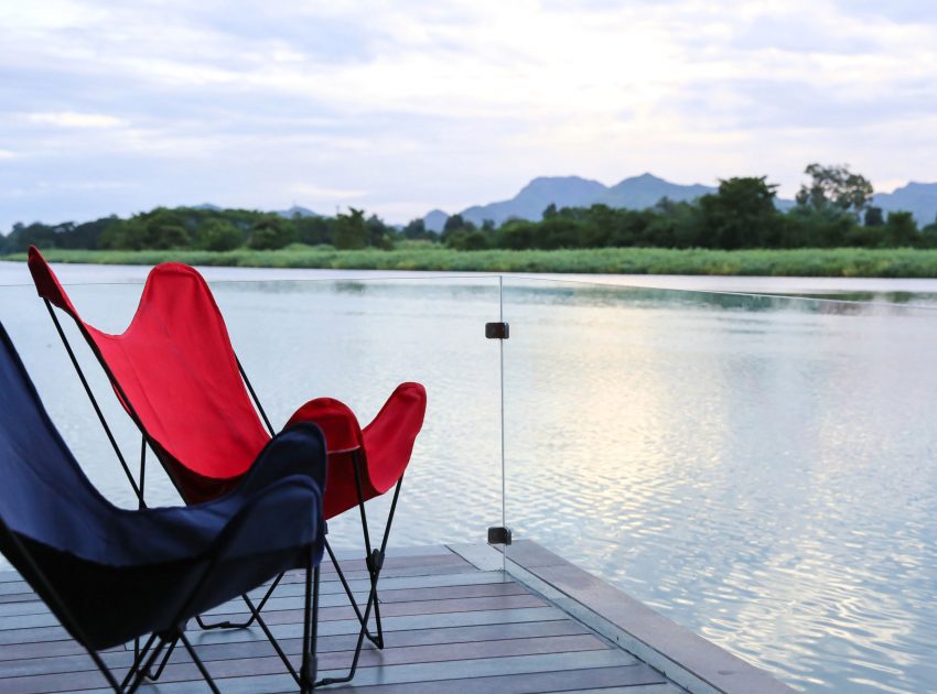 A Beautiful Floating Home with Lush Landscape and Mountain Views on the River Kwai by Agaligo Studio (7)