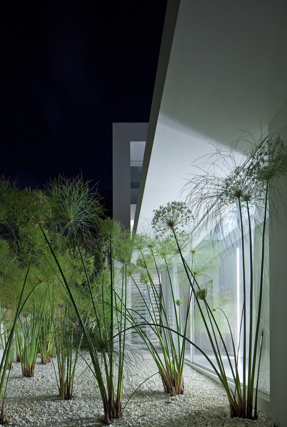 An Elegant Modern House Amid Two Courtyards with Natural Light in Ramat HaSharon by Pitsou Kedem Architects (21)