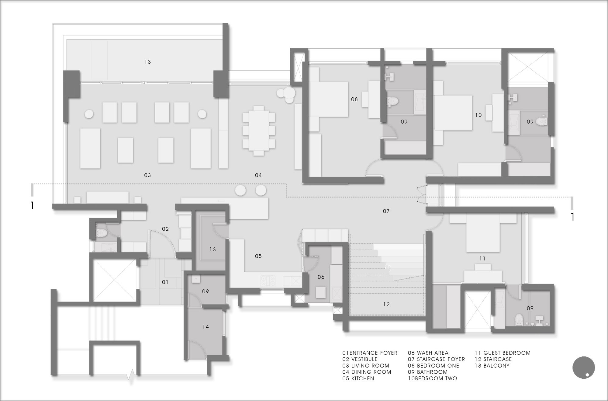 A Lavish Modern Penthouse with Futuristic Interiors in the Indian City of Ahmedabad by Apical Reform (13)