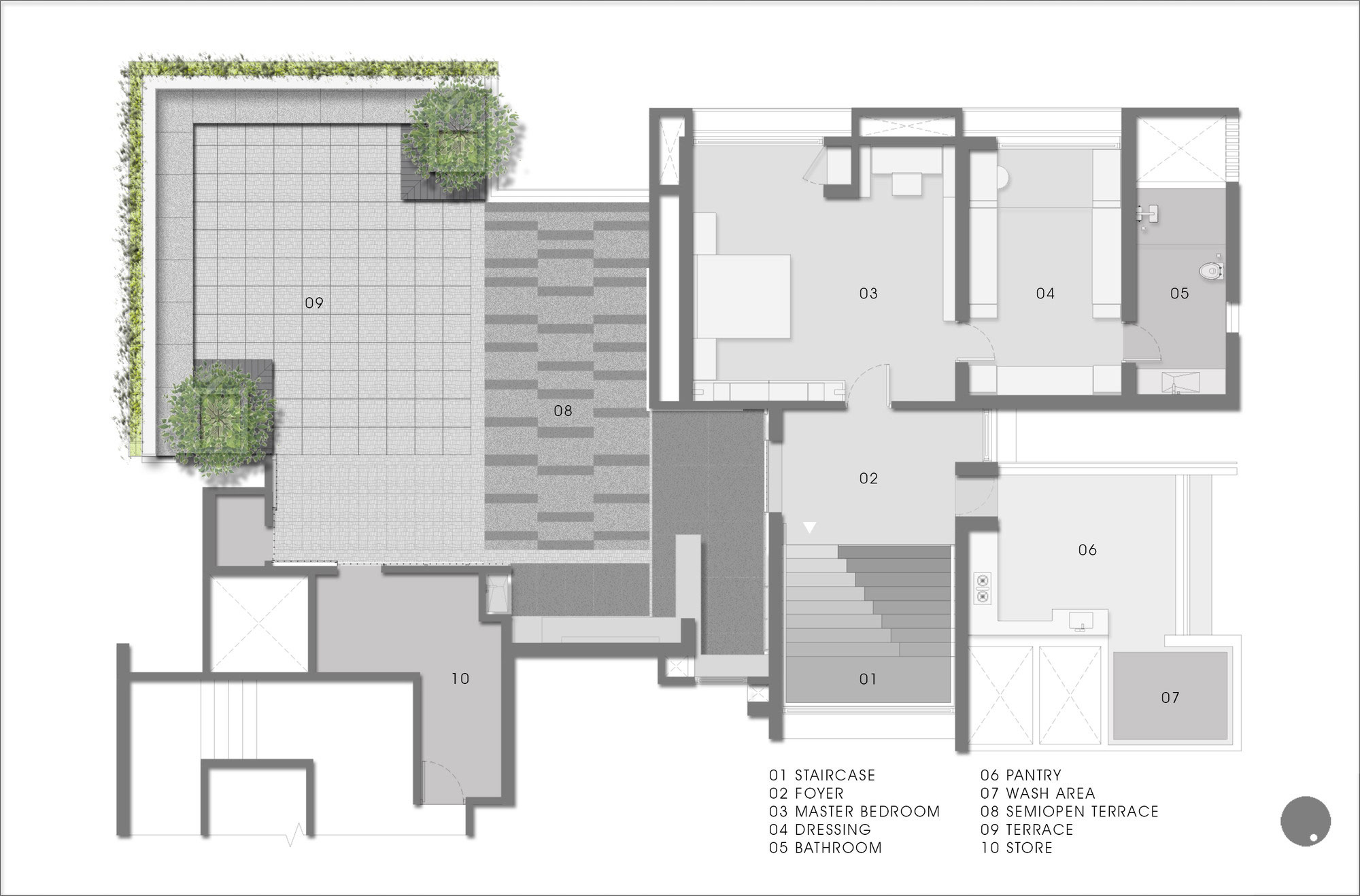 A Lavish Modern Penthouse with Futuristic Interiors in the Indian City of Ahmedabad by Apical Reform (15)