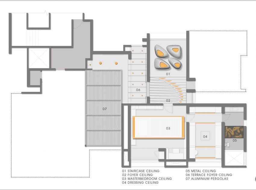 A Lavish Modern Penthouse with Futuristic Interiors in the Indian City of Ahmedabad by Apical Reform (16)