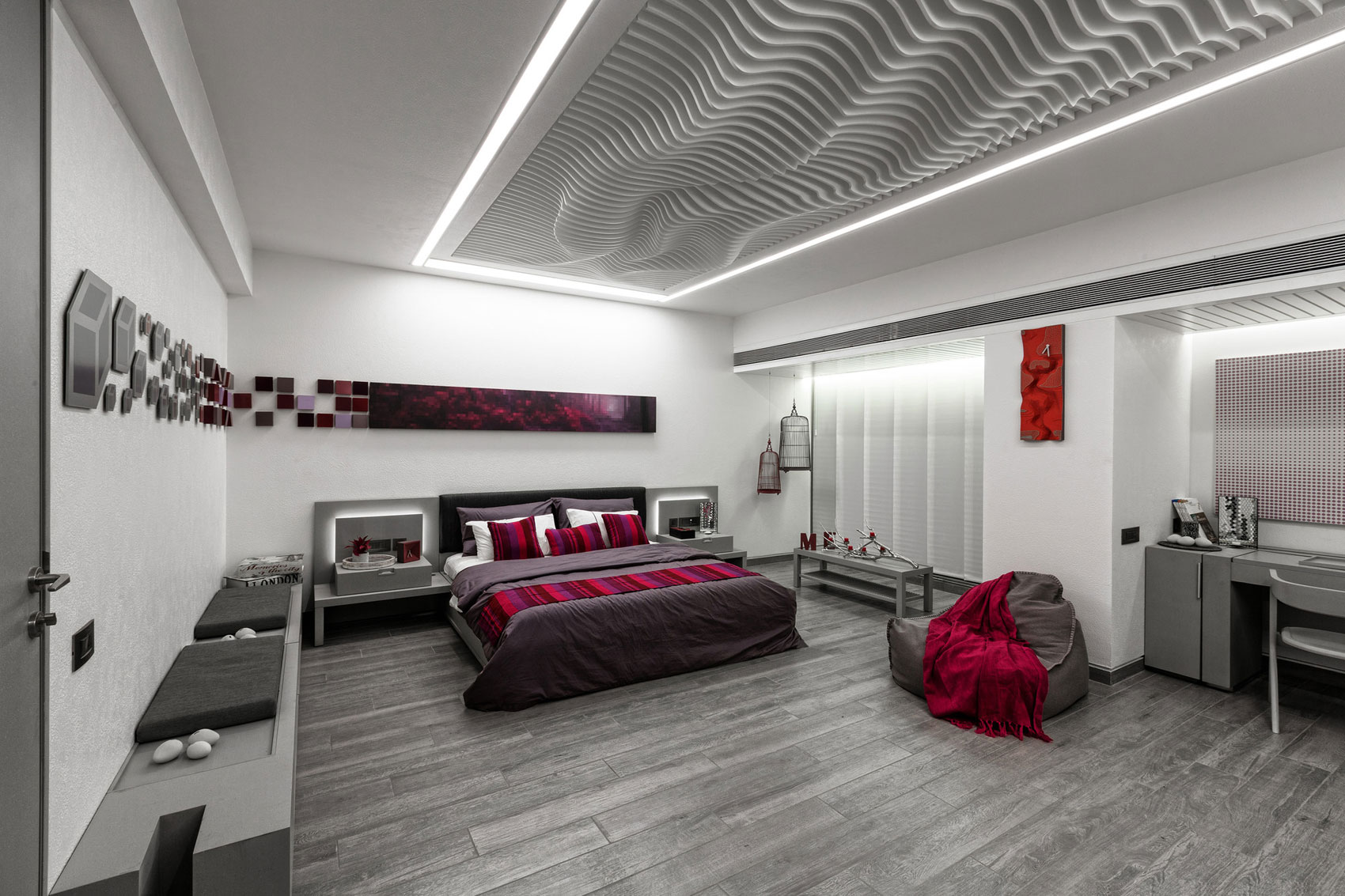 A Lavish Modern Penthouse with Futuristic Interiors in the Indian City of Ahmedabad by Apical Reform (9)
