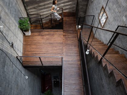 A Light-Filled Contemporary Home for Three Buddhists in Ho Chi Minh, Vietnam by H.A (11)