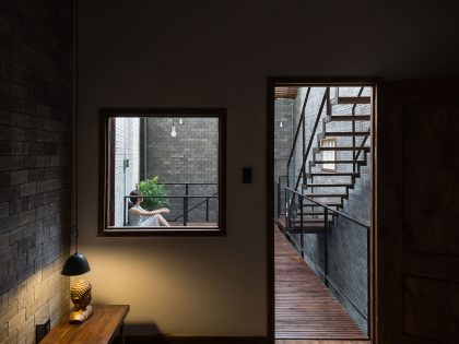 A Light-Filled Contemporary Home for Three Buddhists in Ho Chi Minh, Vietnam by H.A (17)