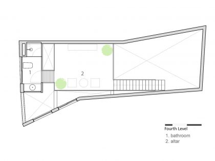 A Light-Filled Contemporary Home for Three Buddhists in Ho Chi Minh, Vietnam by H.A (27)