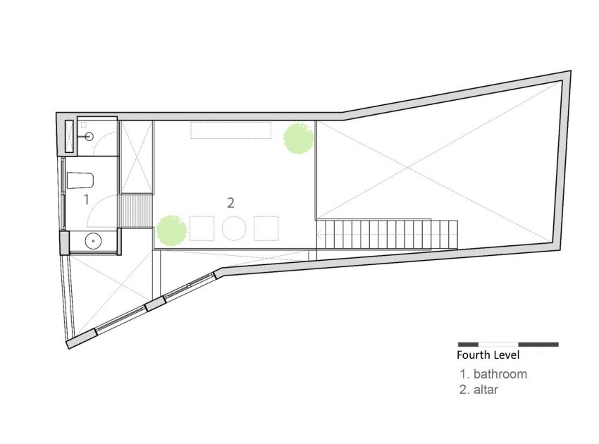 A Light-Filled Contemporary Home for Three Buddhists in Ho Chi Minh, Vietnam by H.A (27)