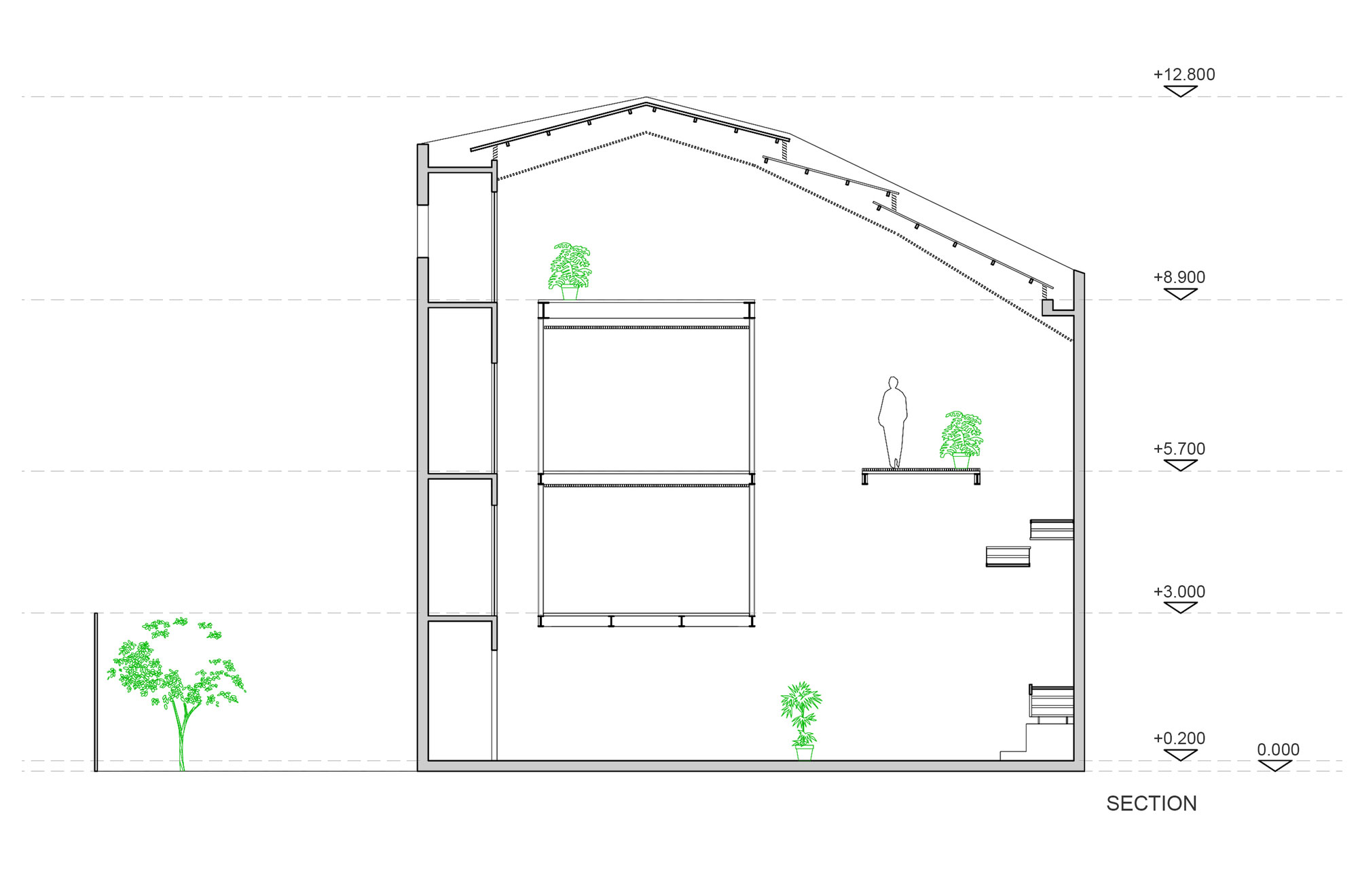 A Light-Filled Contemporary Home for Three Buddhists in Ho Chi Minh, Vietnam by H.A (28)