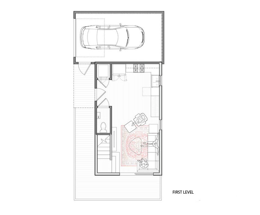 A Light and Bright Contemporary Home Surrounded by Lush Vegetation in Austin, Texas by Derrington Building Studio (13)