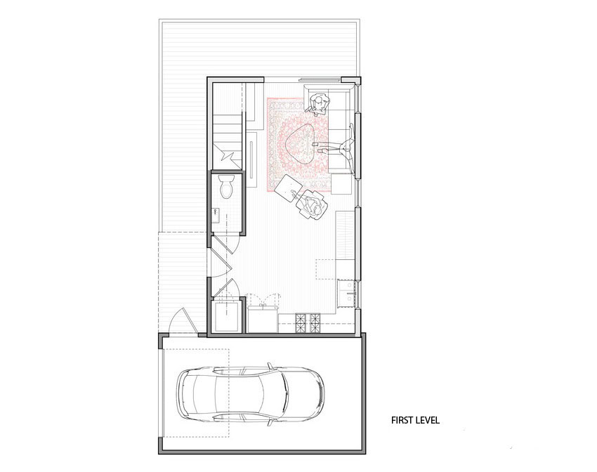 A Light and Bright Contemporary Home Surrounded by Lush Vegetation in Austin, Texas by Derrington Building Studio (15)