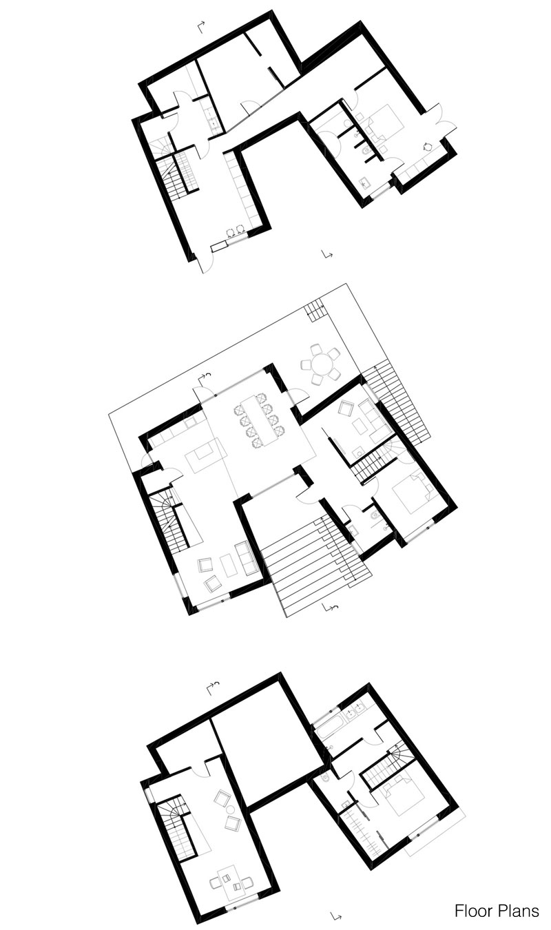 A Lofty Contemporary House with a Concrete Fireplace and High Ceilings in Kivik, Sweden by sandellsandberg arkitekter AB (13)